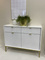 Hvid smal kommode VOLARE