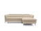 Moderne hjørnesofa højre beige Mango