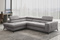 Grå hjørnesofa med sovefunktion venstre ANORA