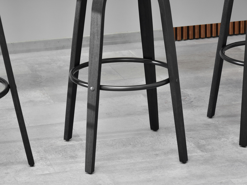 Hocker sort industriel sort ben BLACK HOCKER