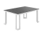 Moderne havebord grå 90cm IBIZA