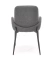 Grå spisestuestol med armlæn K477