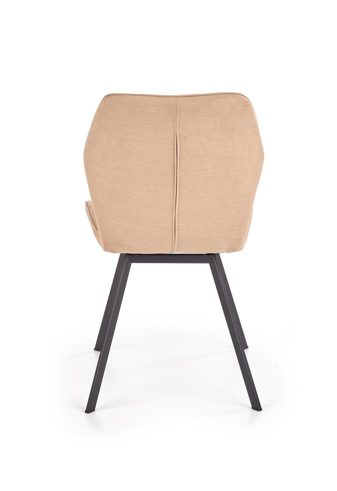 Komfortabel stol til stue beige/ sort K360