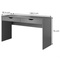 Grå skrivebord med skuffer 140 cm MATINO