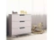 Hvid kommode med skuffer CLASSIC