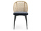Boucle Chair Graphite Black Legs MOE