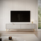 Beige tv-bord 168 cm, sort ben CALMA
