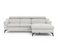 Hjørnesofa beige 240 cm højre PESCA