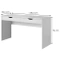 Hvid skrivebord med skuffer 140 cm MATINO
