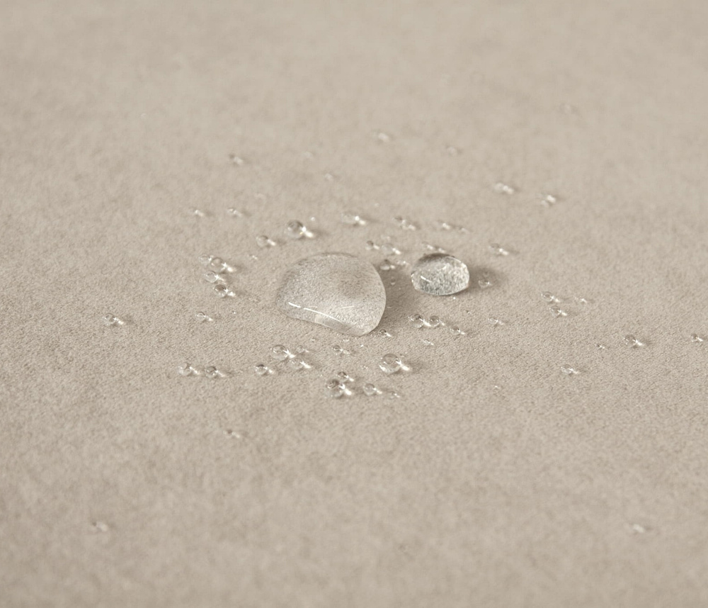 Hjørnesofa med beholder beige ASTI MINI