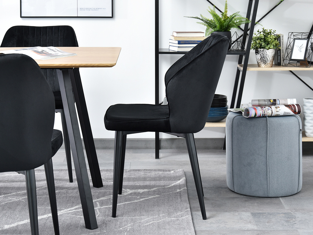 Velourstol sort/sorte ben GASPAR