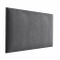 Polstret vægpanel 40x50 grafit LUX