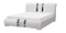Seng med opbevaring hvid Niko 160x200