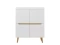 Kommode Nordi hvid 107 cm