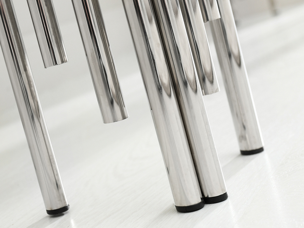 New York-konsol, glas, kromramme BARBADOS