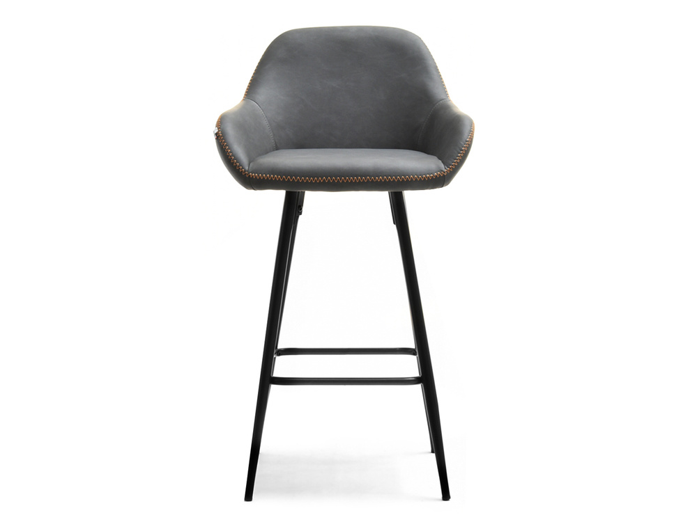 Graphite hocker sort ben økologisk læder GRAPHITE HOCKER