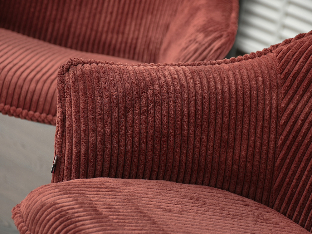 Kobberstol med sorte ben VIVIEN