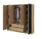 Garderobe 200 cm Nelly 4D