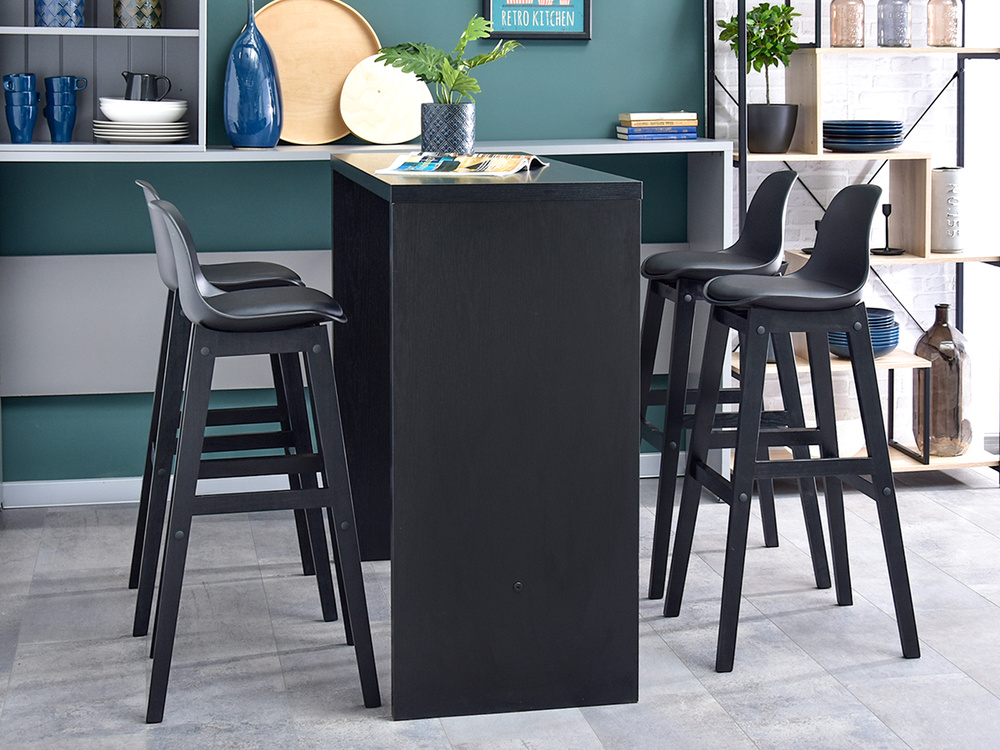 Hocker sort, sorte træben ELMO