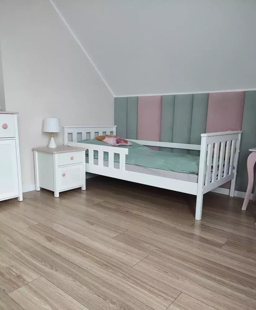 Polstret vægpanel 30x40 beige / grå LUX