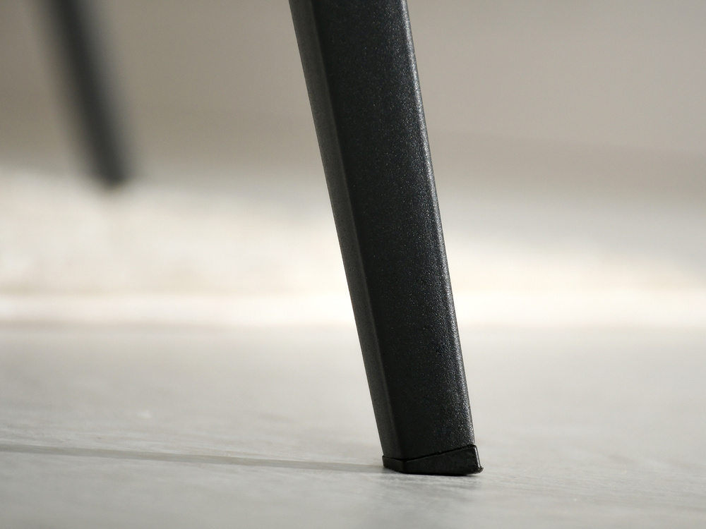 Polstret stol sort ben sort RACHEL