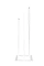 Hvidt industrielt håndklædestativ TRE 