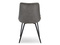 Polstret stol med grå/sorte ben ADEL