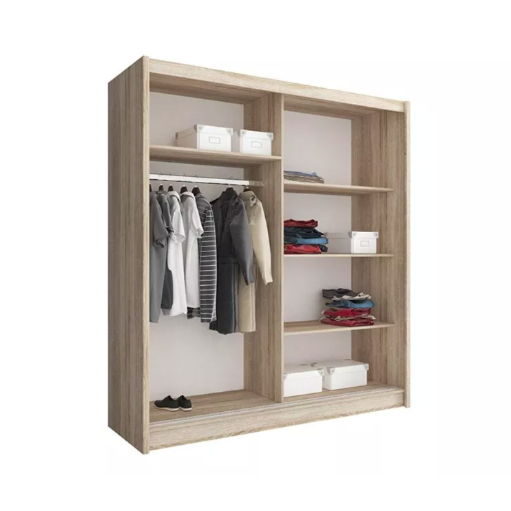 Grafit garderobeskab Wiki II 180 cm