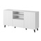 Hvid kommode 150 cm PAFOS
