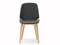 Egetræsstol grafit/eg-ben VINCE
