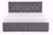 Grå seng med skuffer 160x200 BETINA