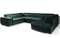 U sofa Rosso mørkegrøn venstre 350x225x78 cm