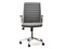 Kontorlænestol med grå kromben CRUZ