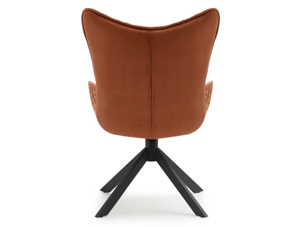 Kobberstol med sorte ben NANCY