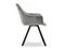 Kontorstol grå med sorte ben MIRA