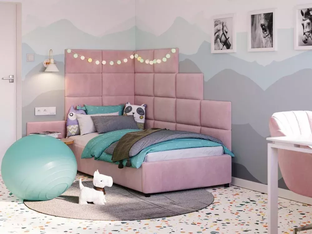 Polstret vægpanel speciel dimension LUX