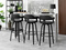 Hocker sort industriel sort ben BLACK HOCKER