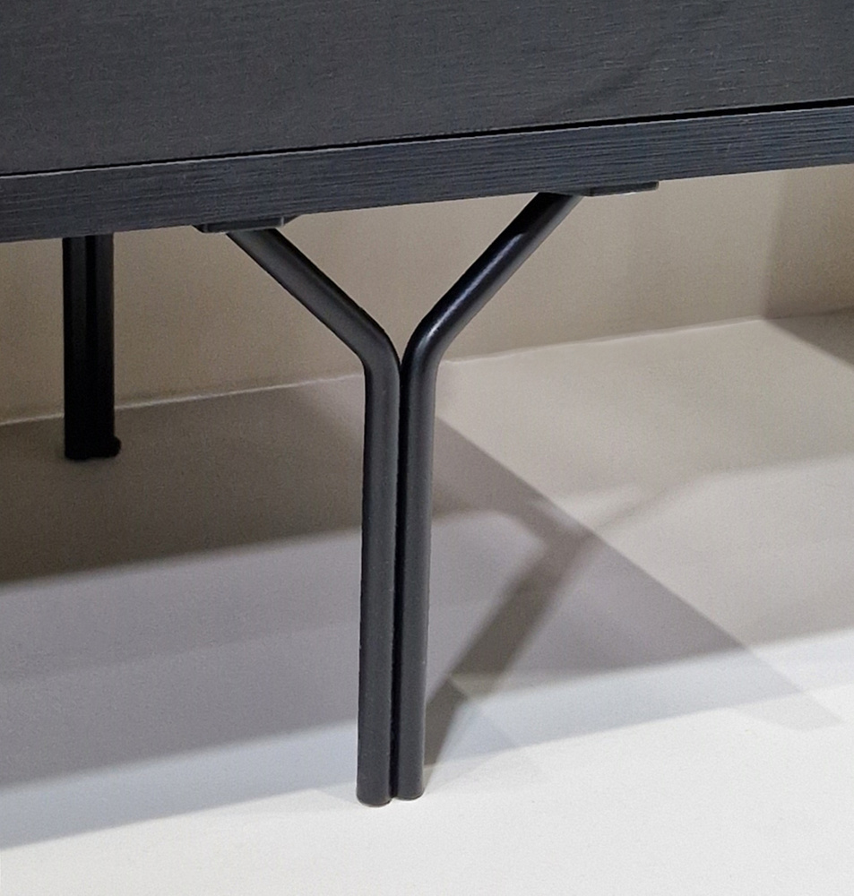 Sort tv-bord 180cm RAVEN