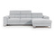 Hjørnesofa med beholder lysegrå ASTI MINI