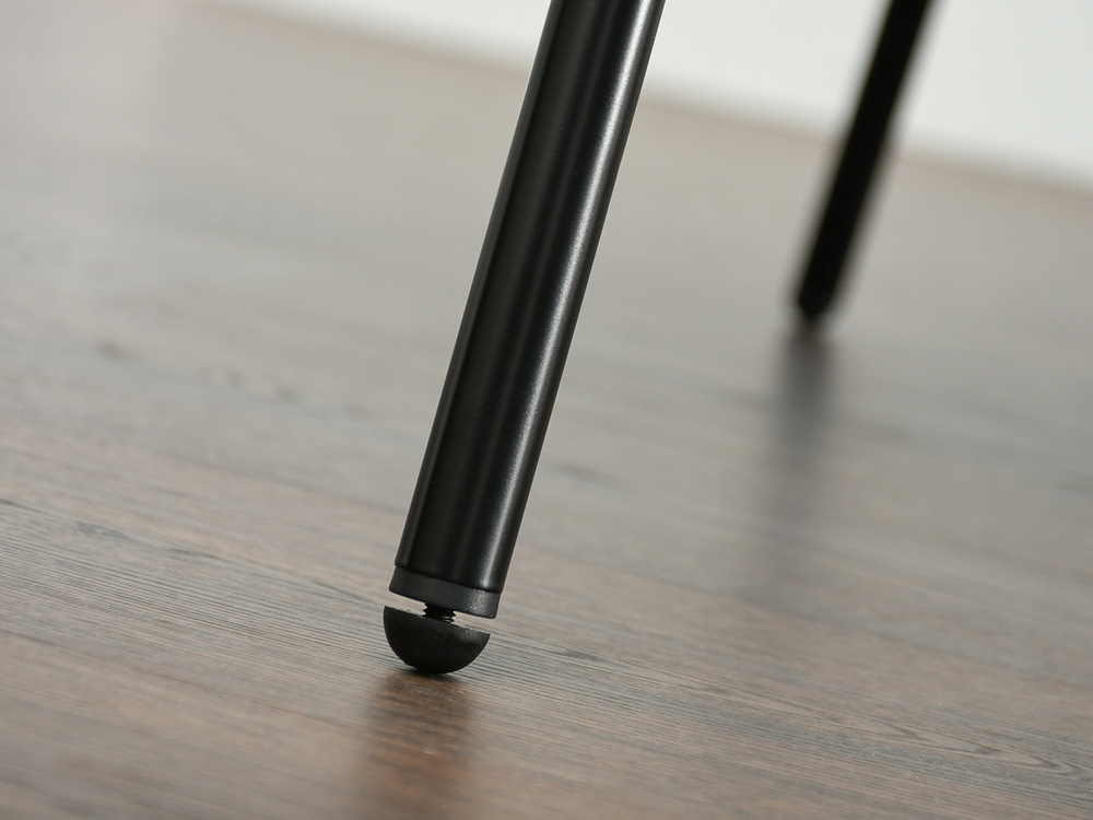 Kobberstol med sorte ben VIVIEN