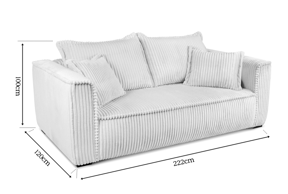 Beige sofa 222 cm MODENA