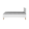 Hvid børneseng 80x180 KUBI