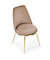 Beige stol velour K460