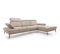 Beige hjørnesofa højre SANTI