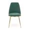 Grøn stol velour K460