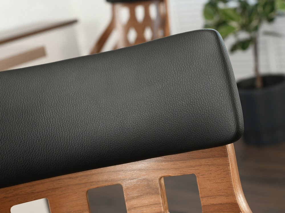 Hocker sort/valnød sort ben ROTTO valnød